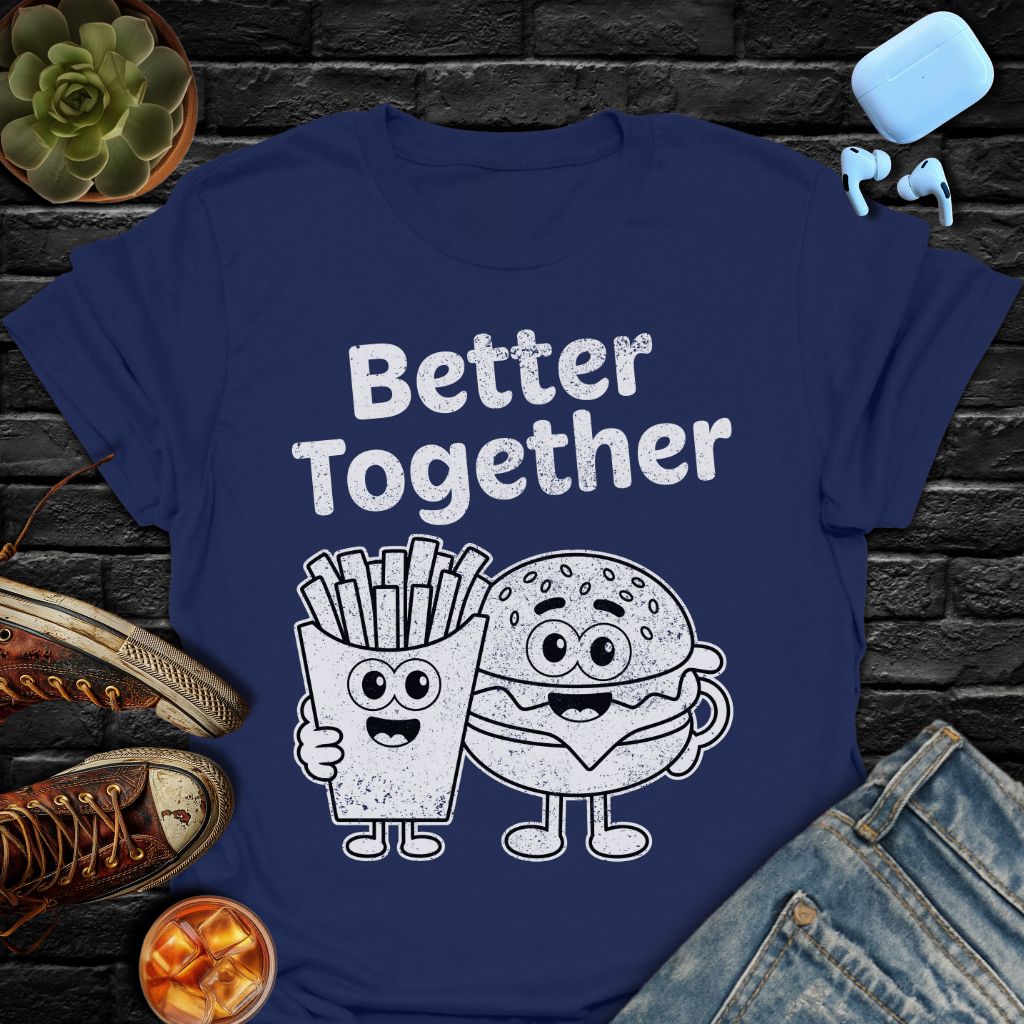 Better Together: Burger And Fries Tee