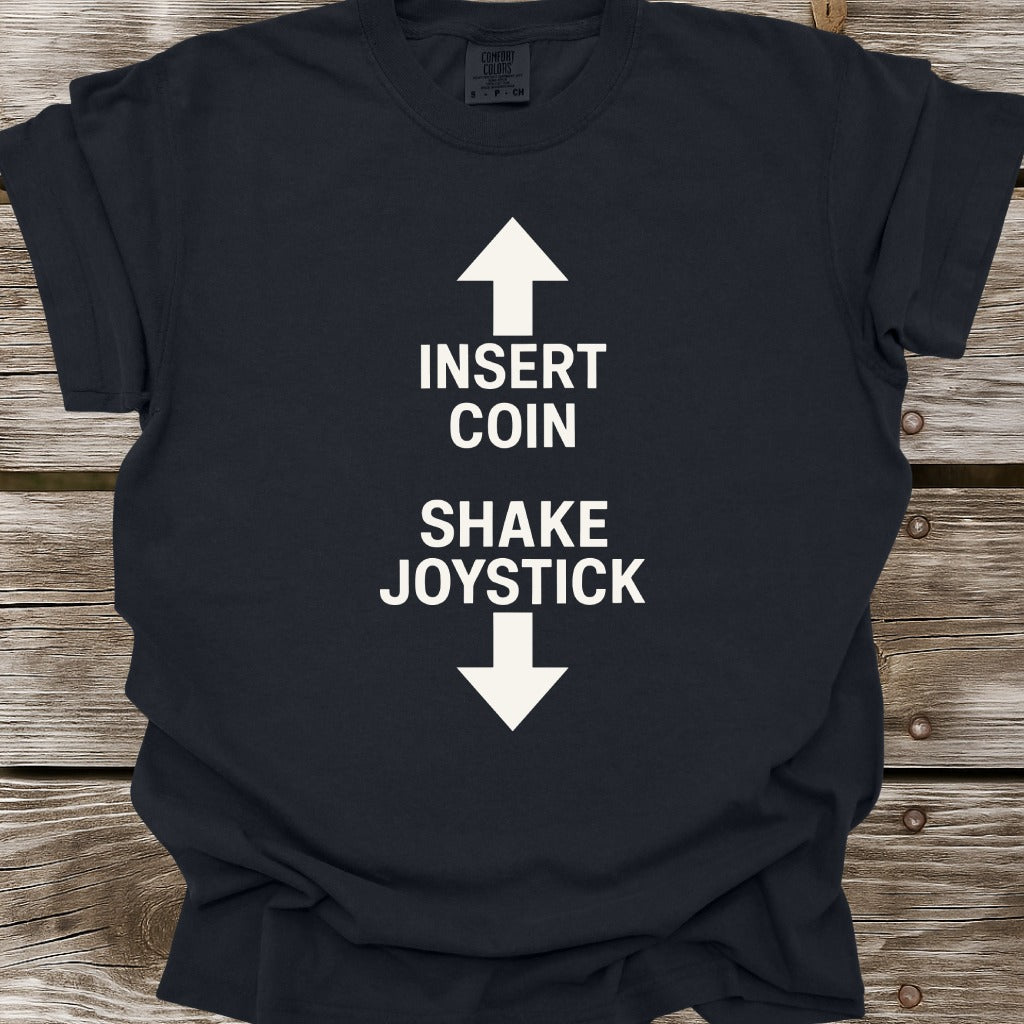 Insert Coin Shake Joystick T-Shirt