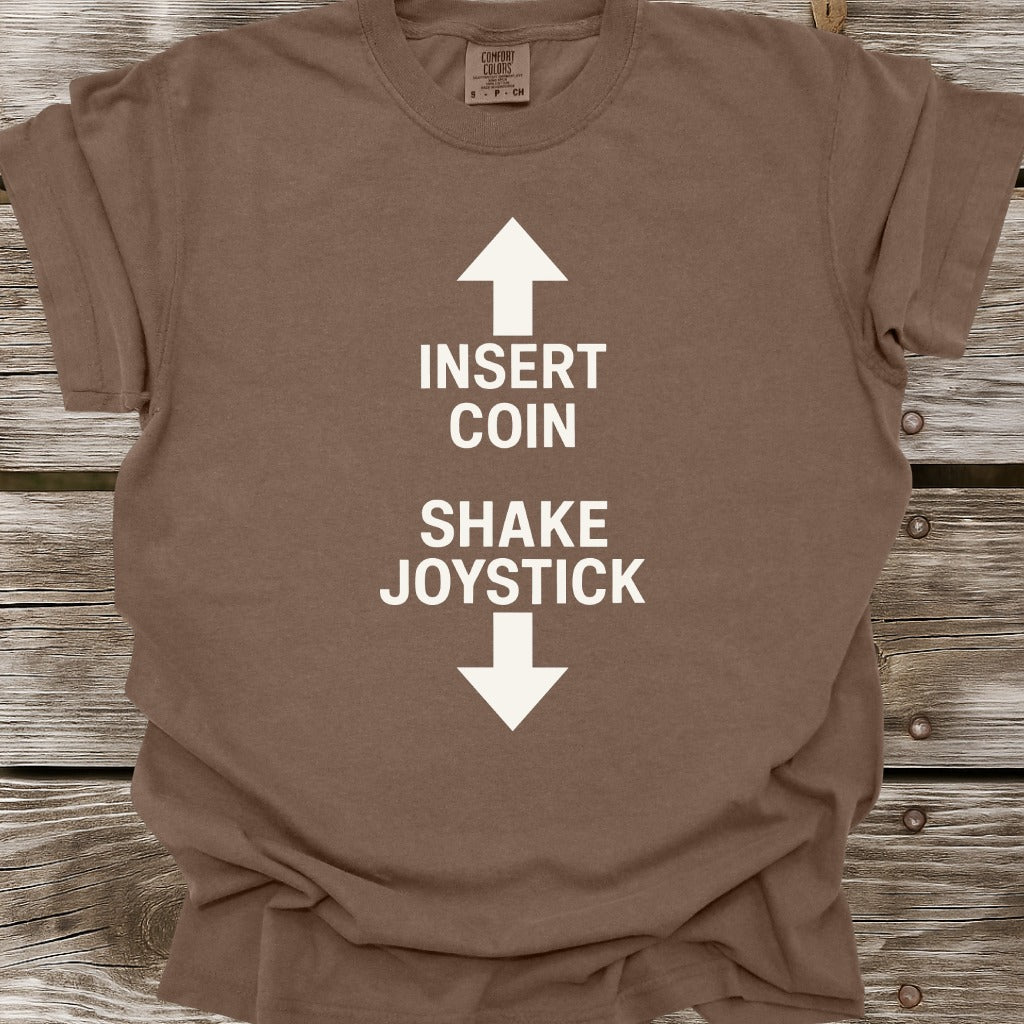 Insert Coin Shake Joystick T-Shirt