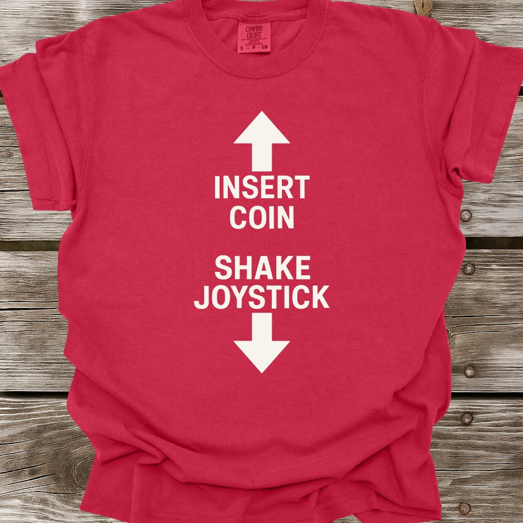 Insert Coin Shake Joystick T-Shirt