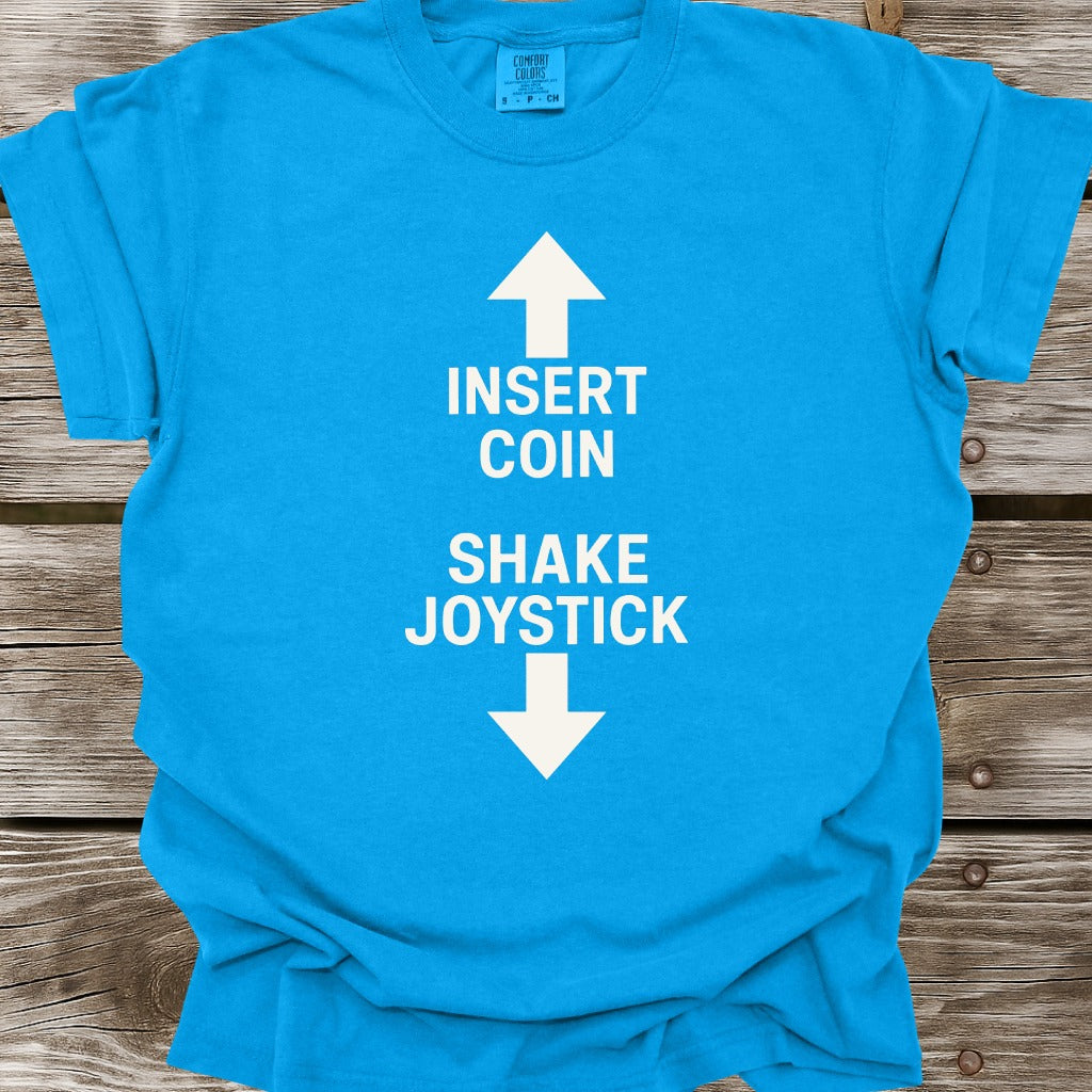 Insert Coin Shake Joystick T-Shirt