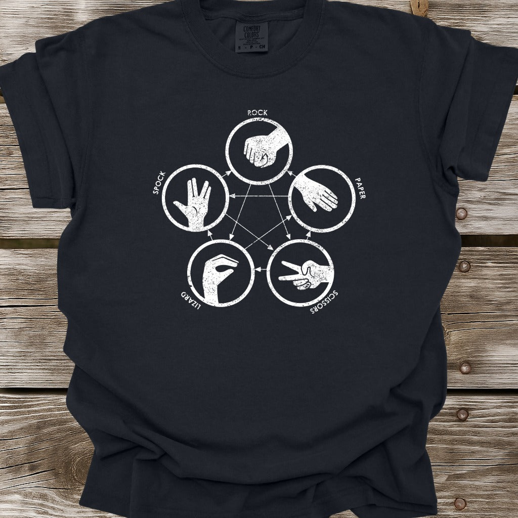 Rock Paper Scissors Lizard Spock T-Shirt