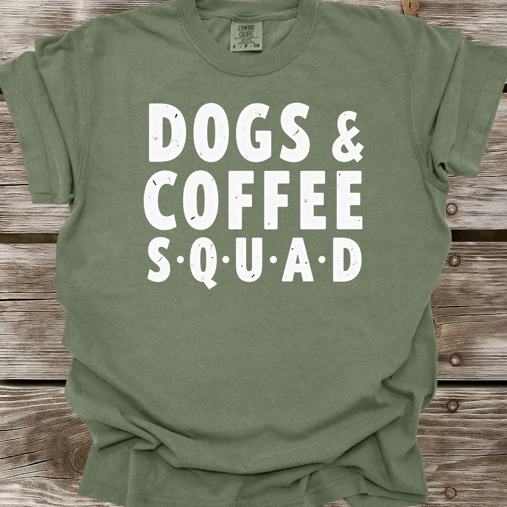 Dogs & Coffee Squad T-Shirt
