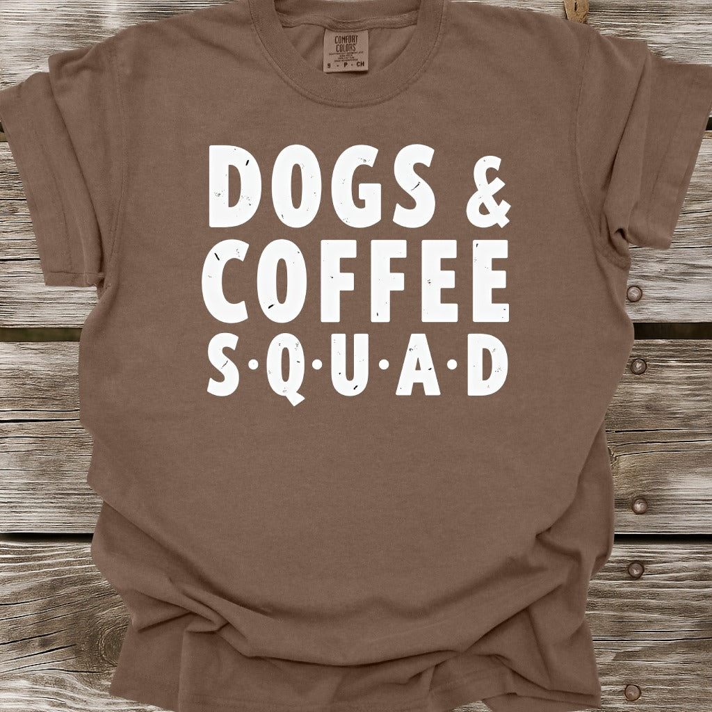 Dogs & Coffee Squad T-Shirt