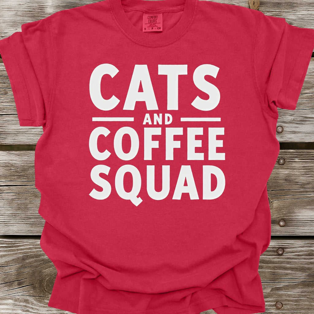 Cats And Coffee Squad T-Shirt