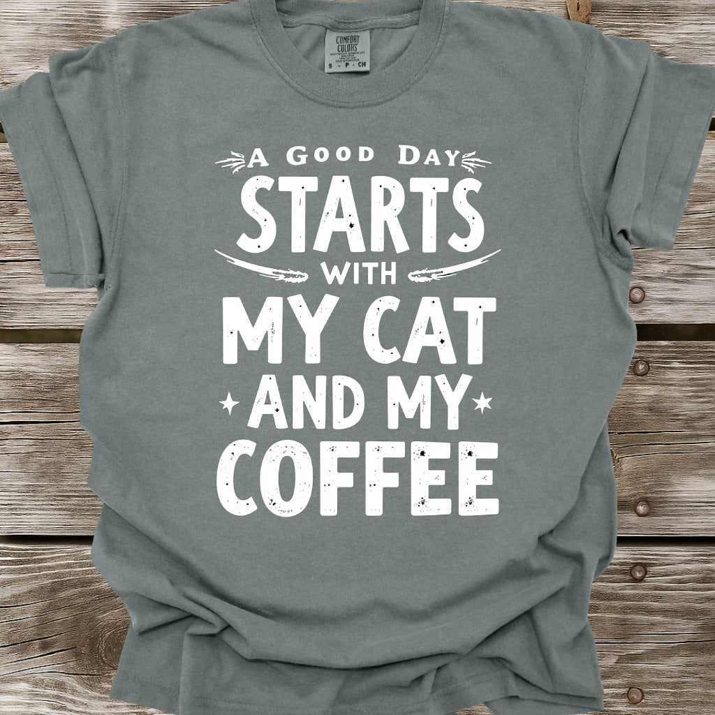 My Cat and My Coffee T-Shirt