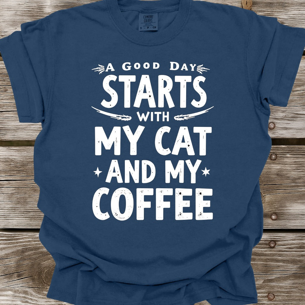 My Cat and My Coffee T-Shirt