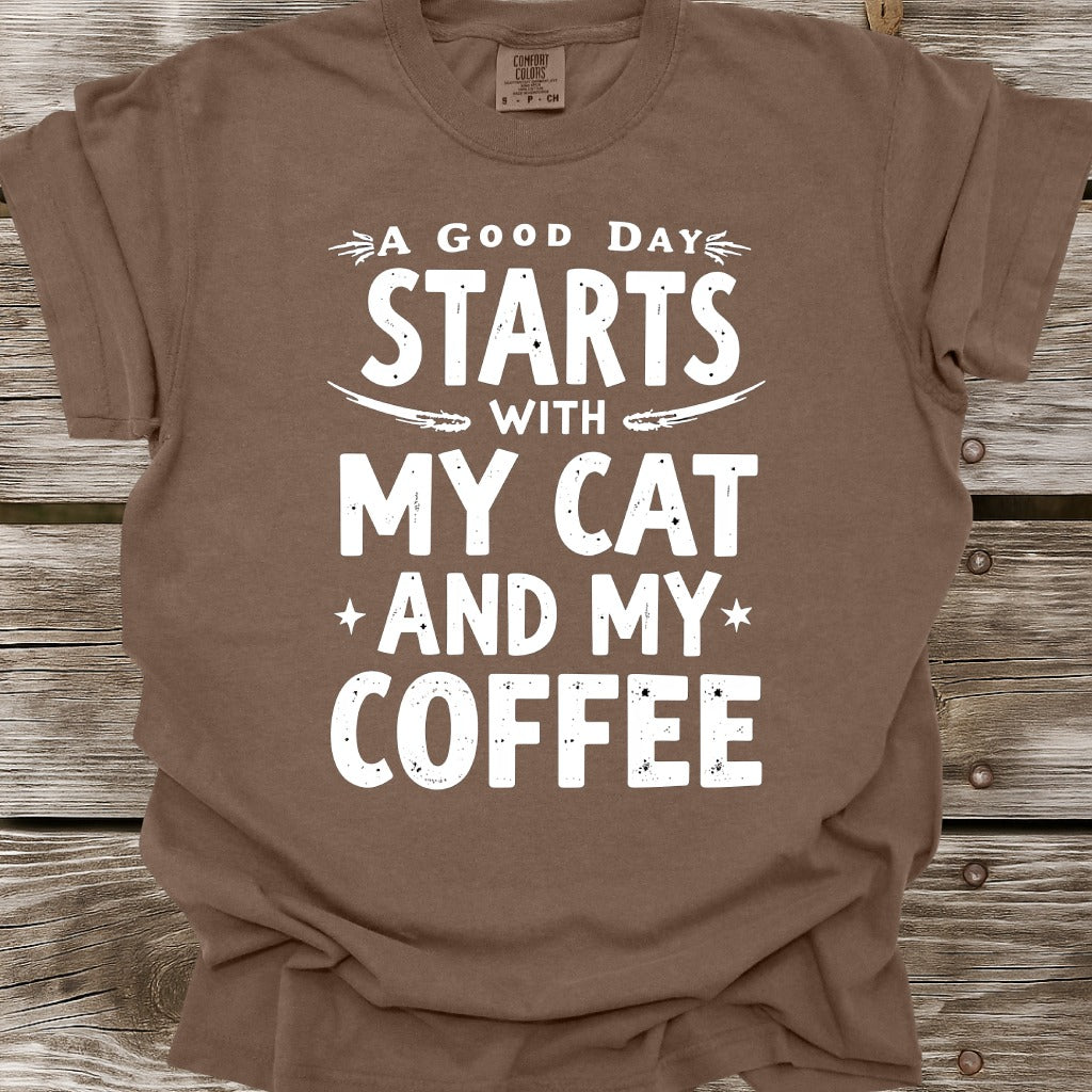 My Cat and My Coffee T-Shirt