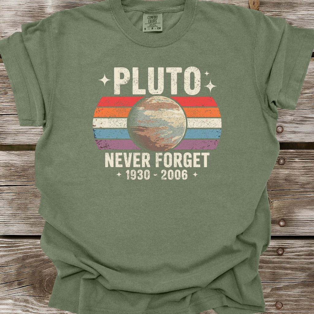 Pluto Never Forget T-Shirt