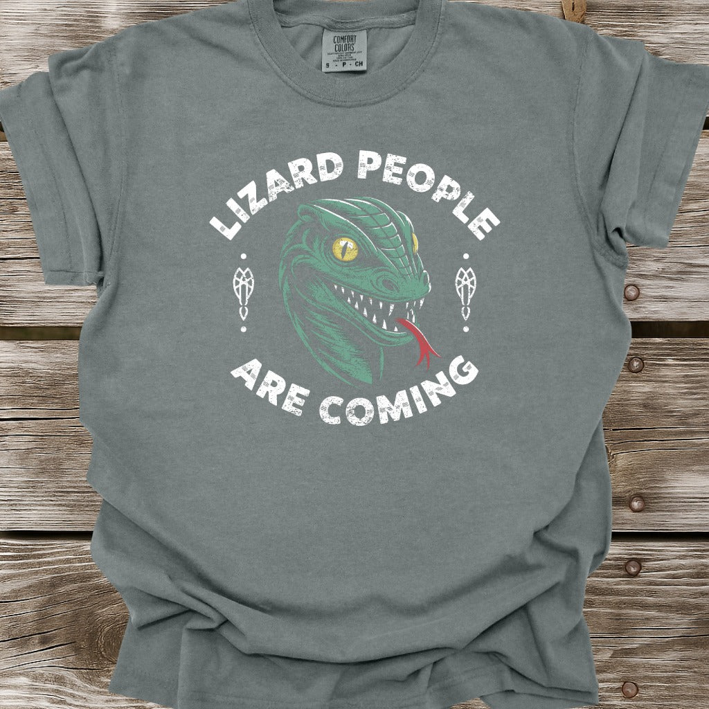 Lizard People Are Coming T-Shirt