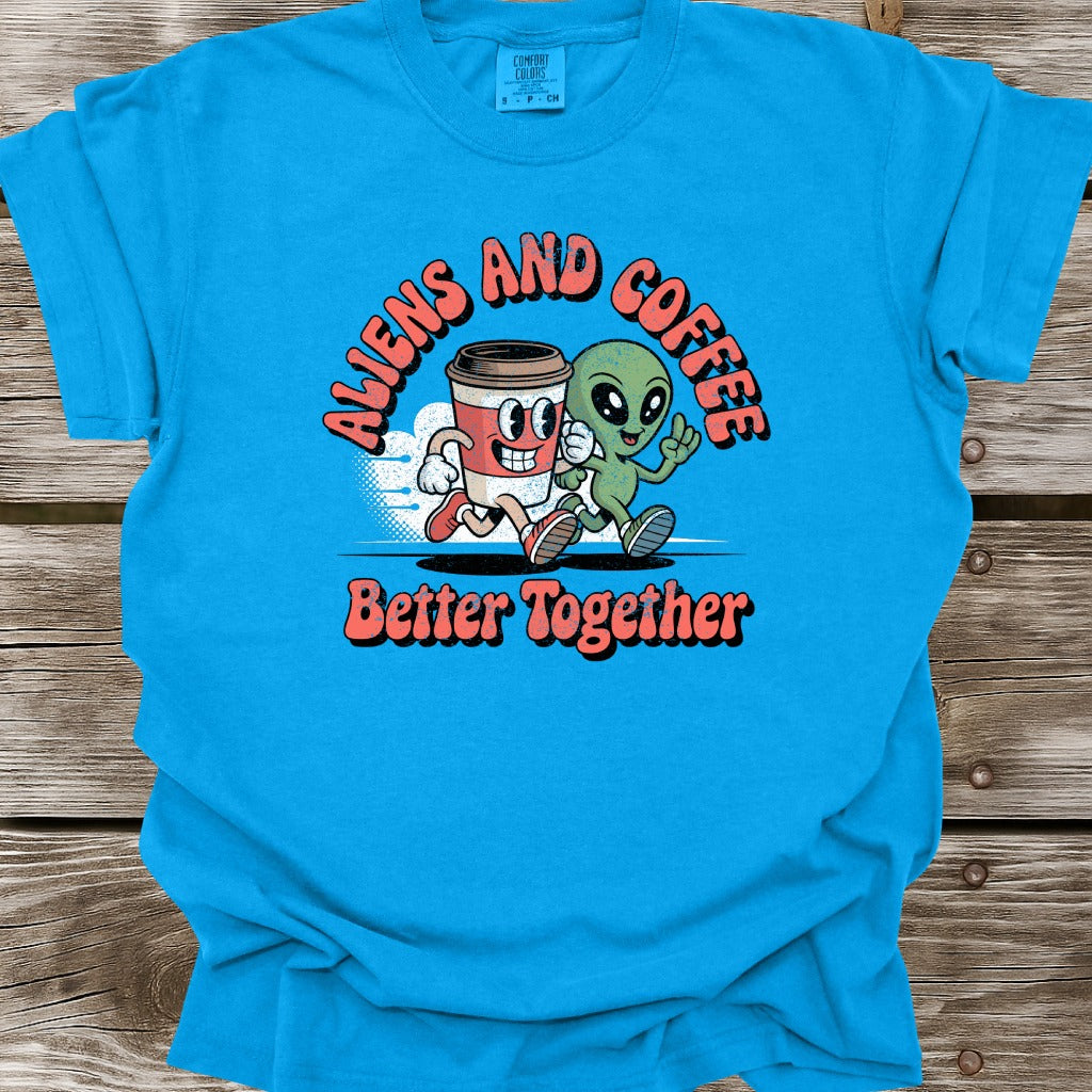 Aliens and Coffee T-Shirt