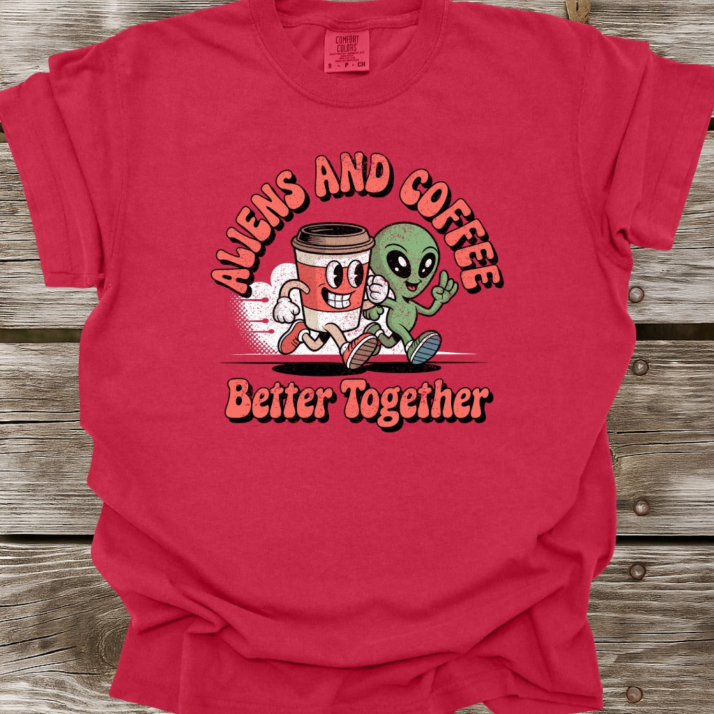 Aliens and Coffee T-Shirt