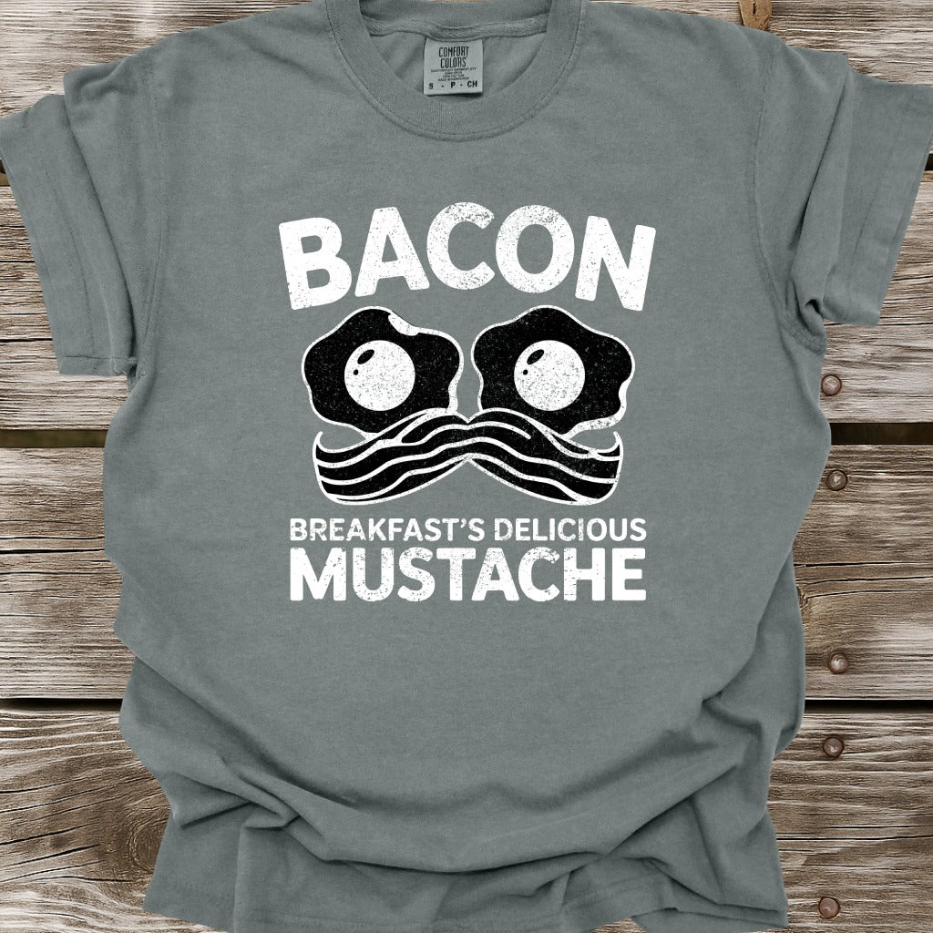 Bacon: Breakfast's Delicious Mustache T-Shirt