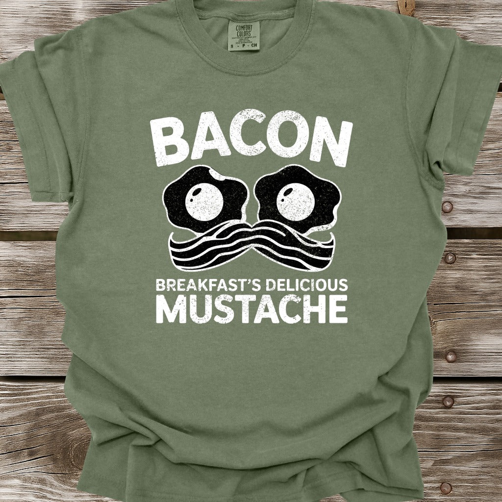 Bacon: Breakfast's Delicious Mustache T-Shirt