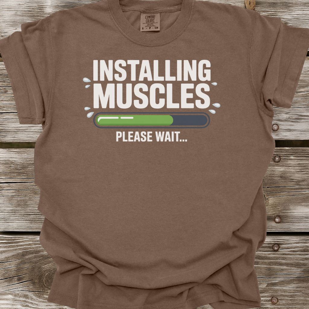 Installing Muscles T-Shirt