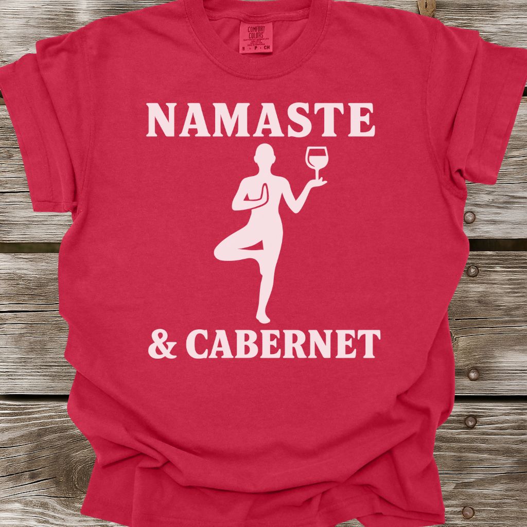 Namaste & Cabernet T-Shirt
