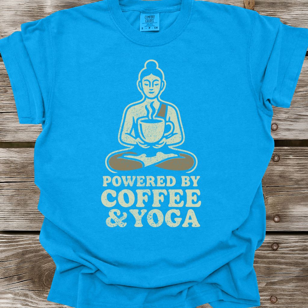 Powered By Coffee & Yoga T-Shirt