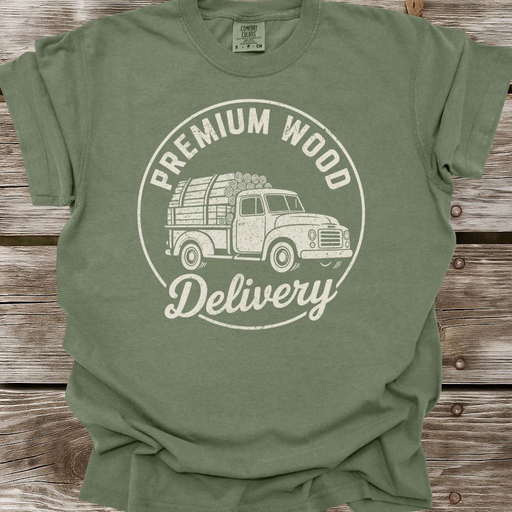 Premium Wood Delivery T-Shirt