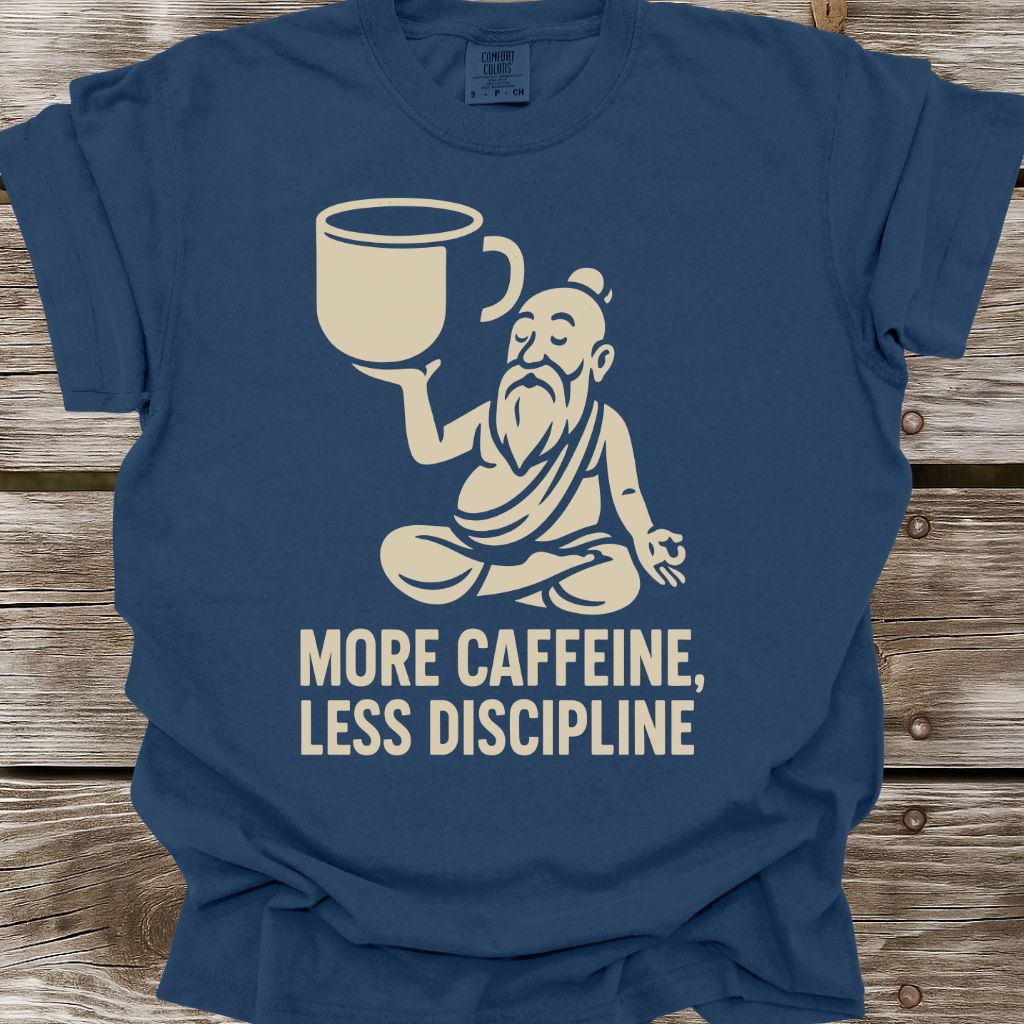 More Caffeine, Less Discipline T-Shirt