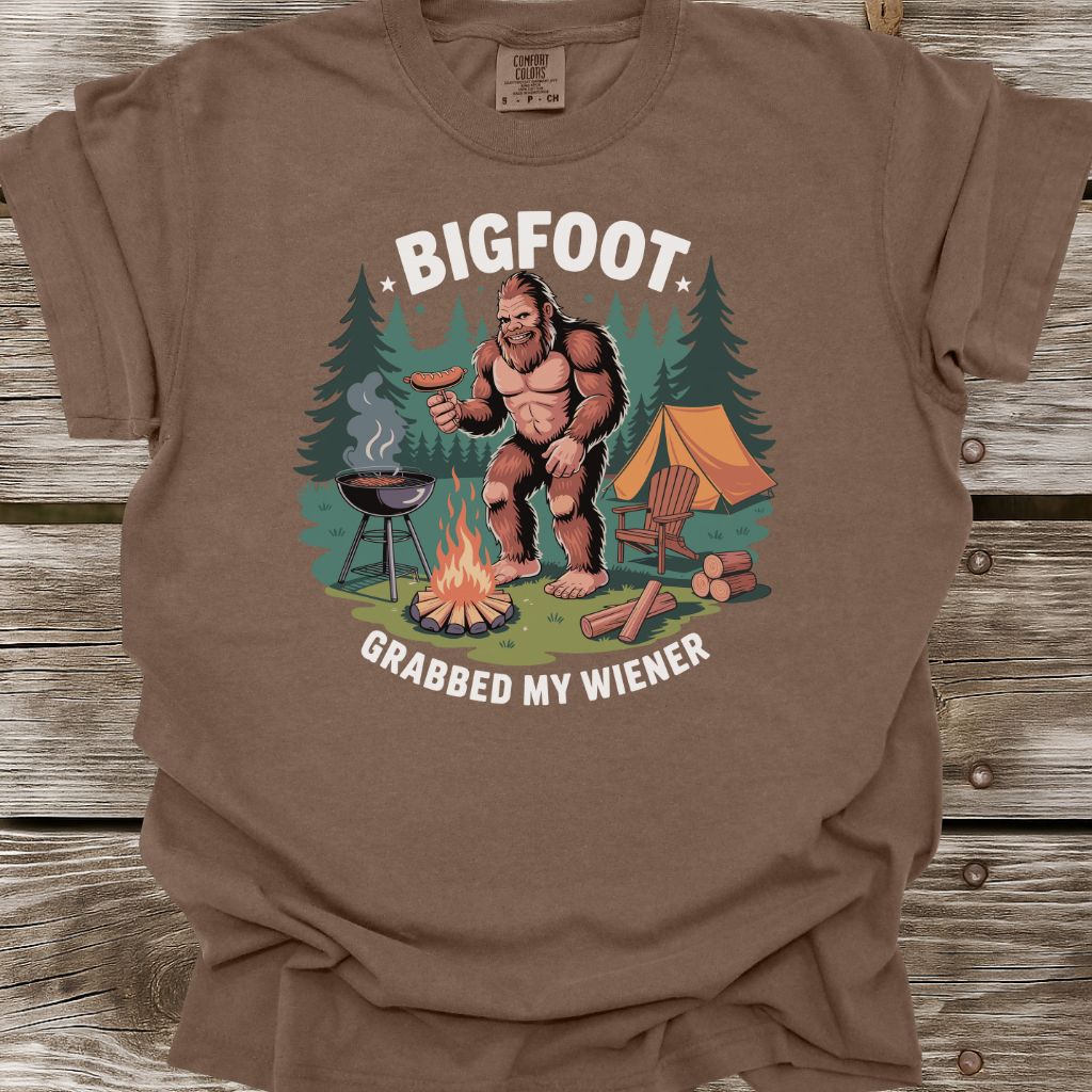 Bigfoot Grabbed My Wiener T-Shirt