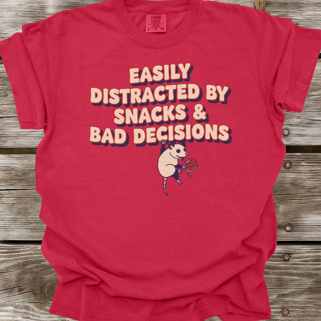 Easily Distracted By Snacks T-Shirt