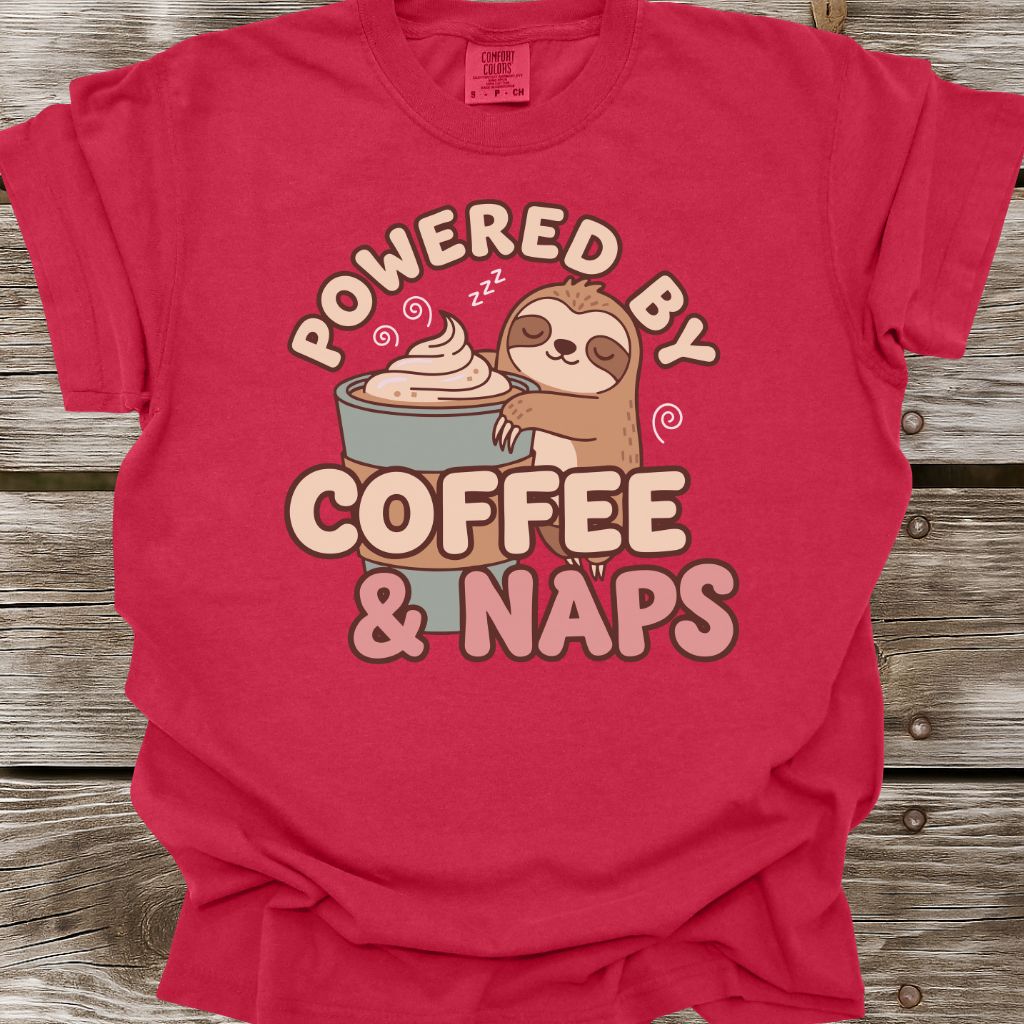 Powered By Coffee & Naps T-Shirt