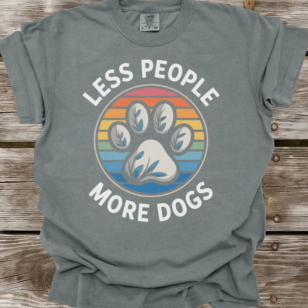 Less People More Dogs T-Shirt