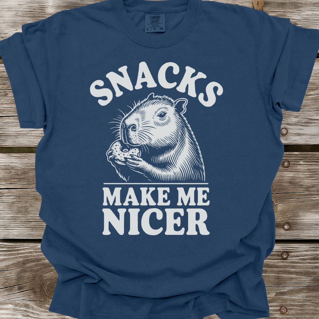 Snacks Make Me Nicer T-Shirt