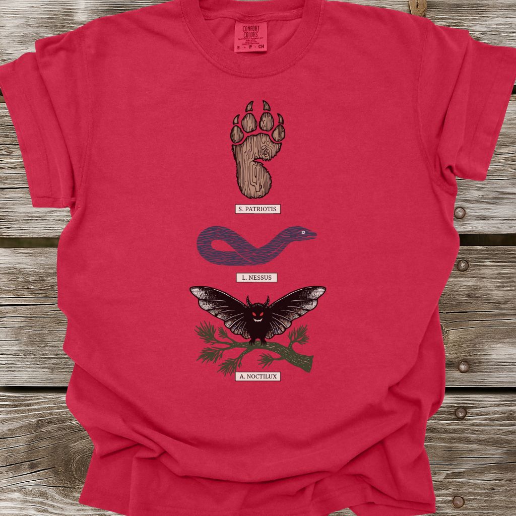 Cryptid Field Guide T-Shirt