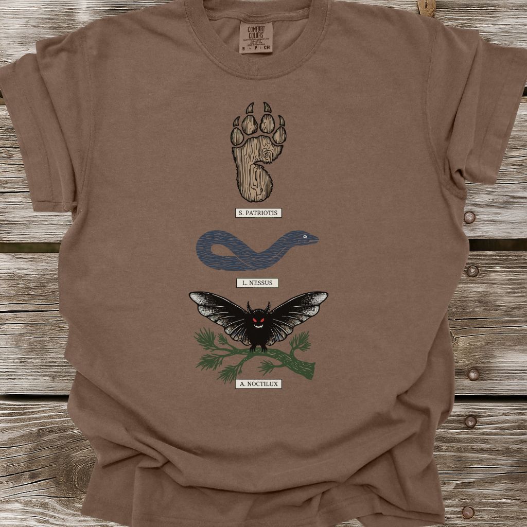 Cryptid Field Guide T-Shirt