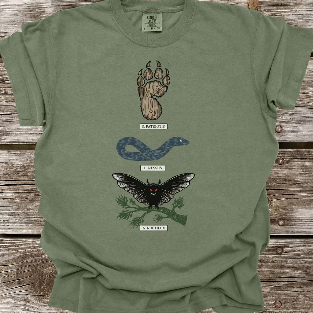 Cryptid Field Guide T-Shirt