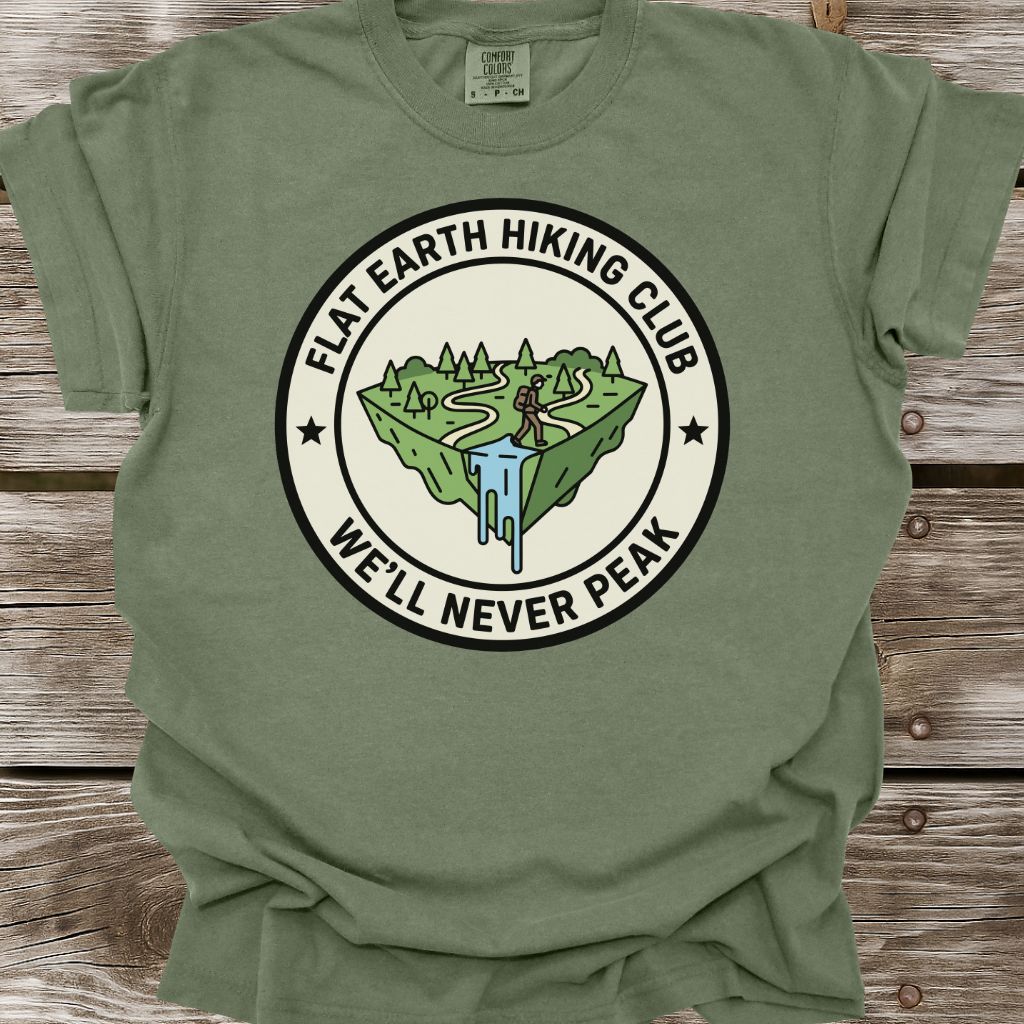 Flat Earth Hiking Club T-Shirt