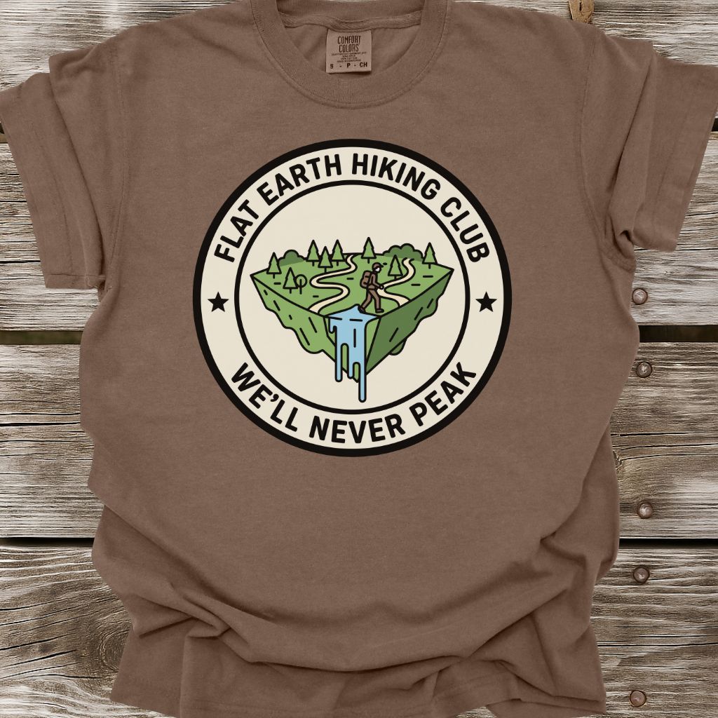 Flat Earth Hiking Club T-Shirt
