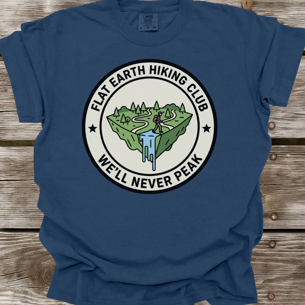 Flat Earth Hiking Club T-Shirt