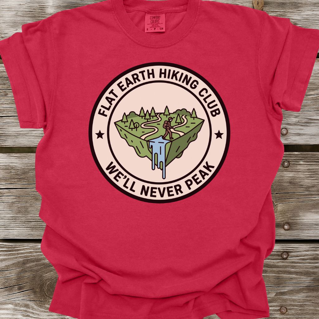 Flat Earth Hiking Club T-Shirt