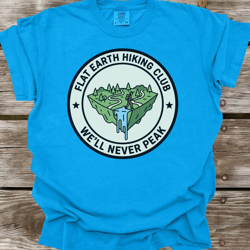 Flat Earth Hiking Club T-Shirt