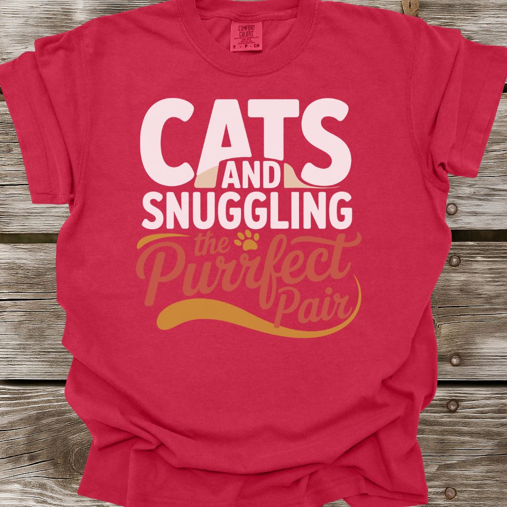 Cats And Snuggling T-Shirt