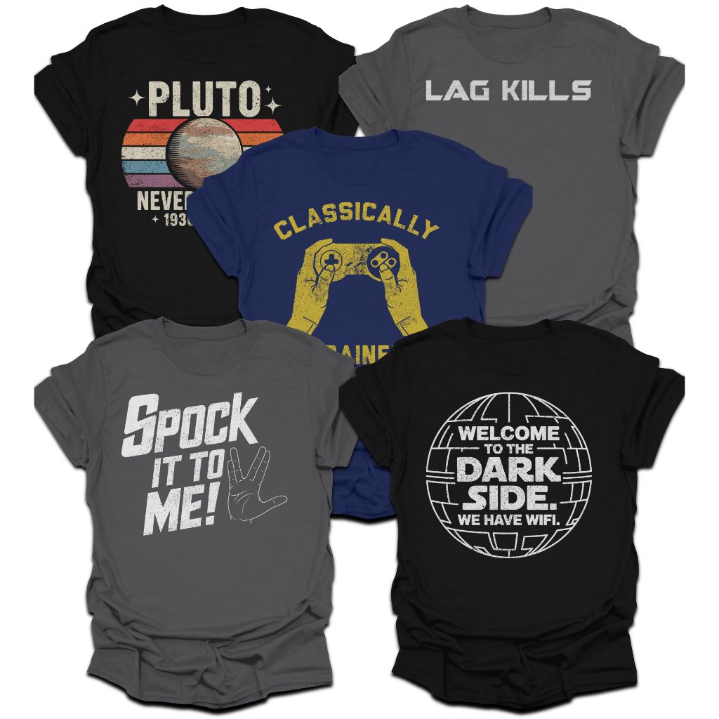 Bundle 5 Tees and Save $5 Per Shirt!