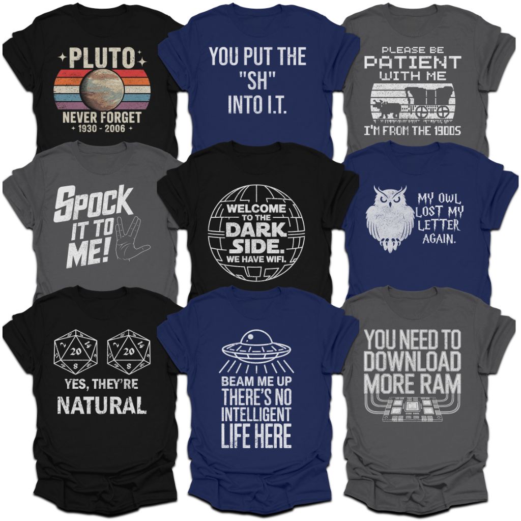 Bundle 9 Tees and Save $10 Per Shirt!