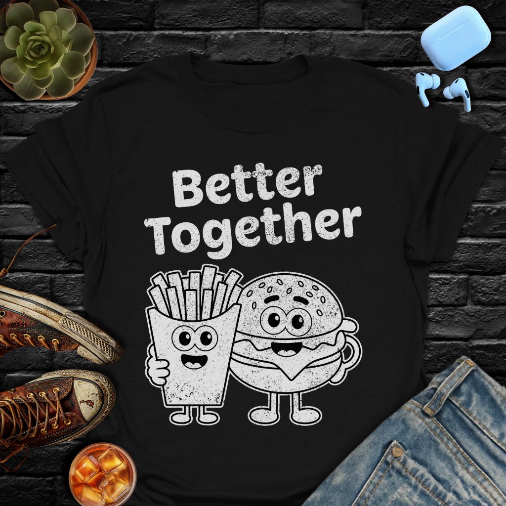 Better Together: Burger And Fries Tee