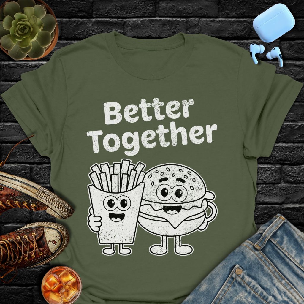 Better Together: Burger And Fries Tee