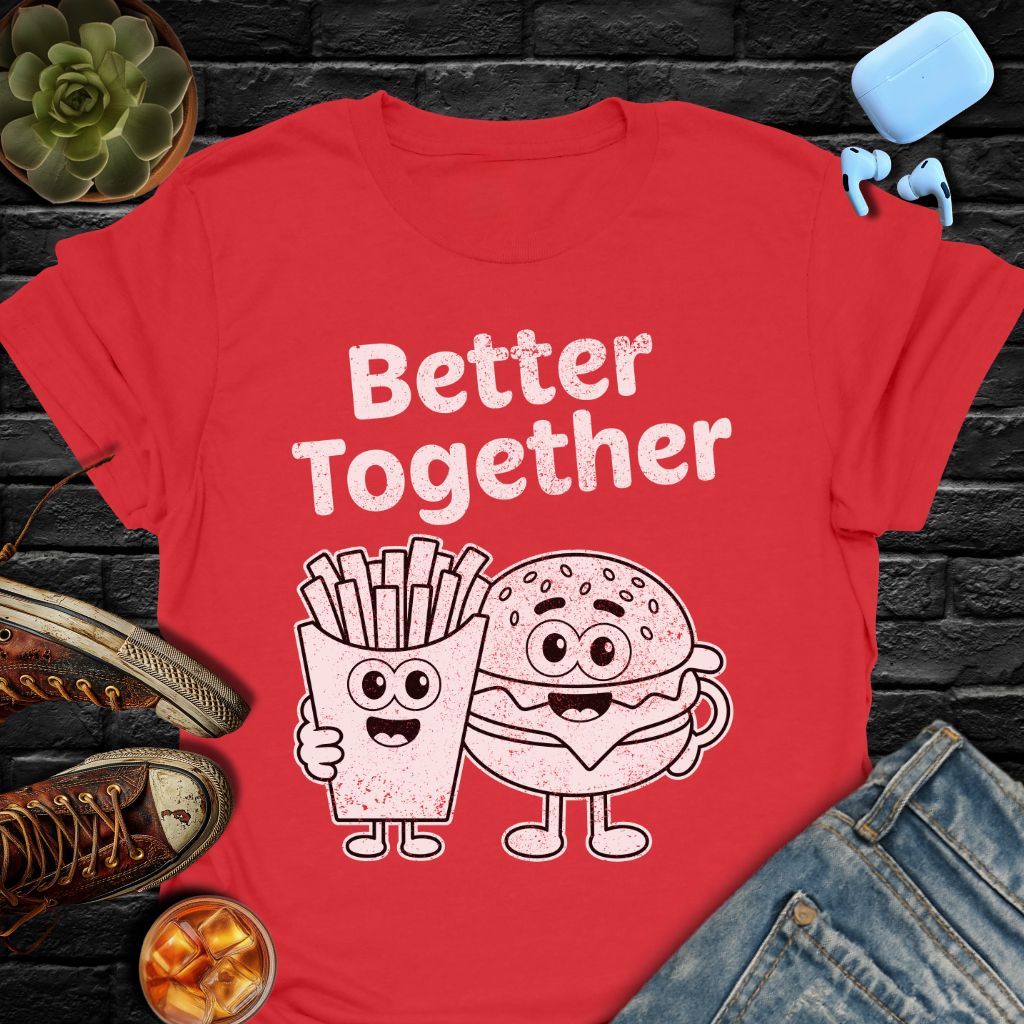 Better Together: Burger And Fries Tee