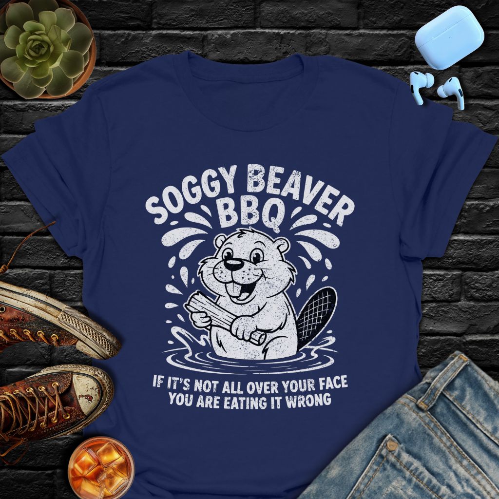 Soggy Beaver BBQ Tee