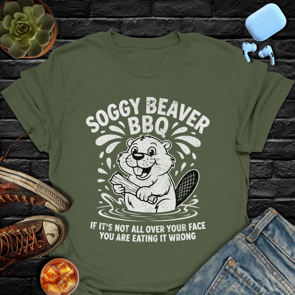 Soggy Beaver BBQ Tee