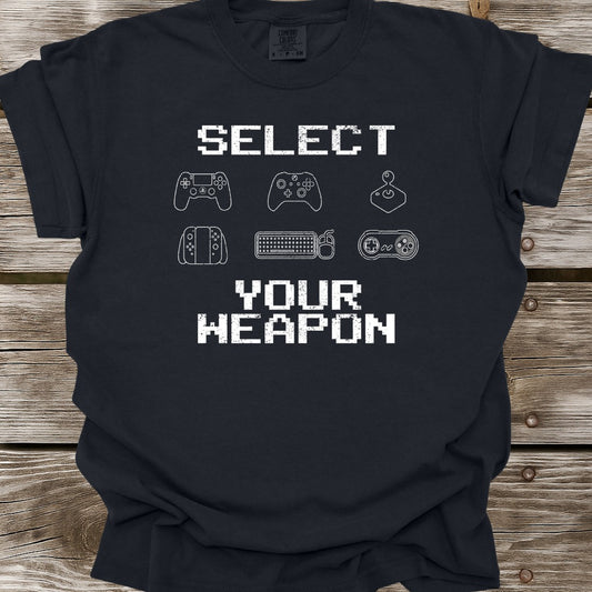 Select Your Weapon T-Shirt