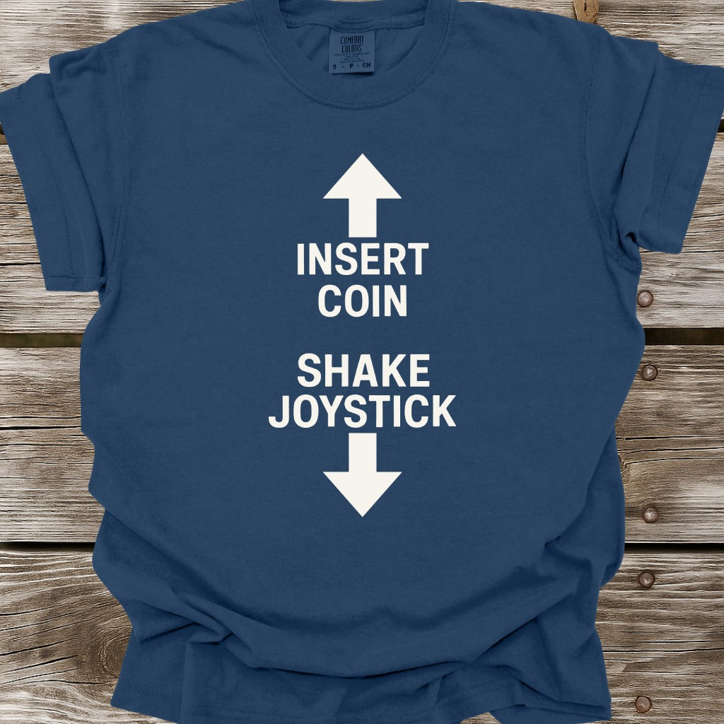 Insert Coin Shake Joystick T-Shirt