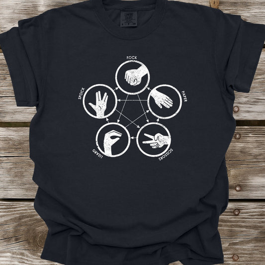 Rock Paper Scissors Lizard Spock T-Shirt