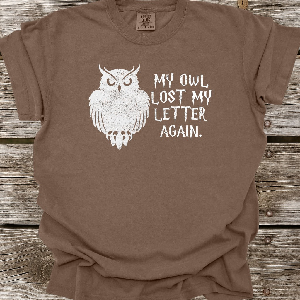My Owl Lost My Letter Again T-Shirt