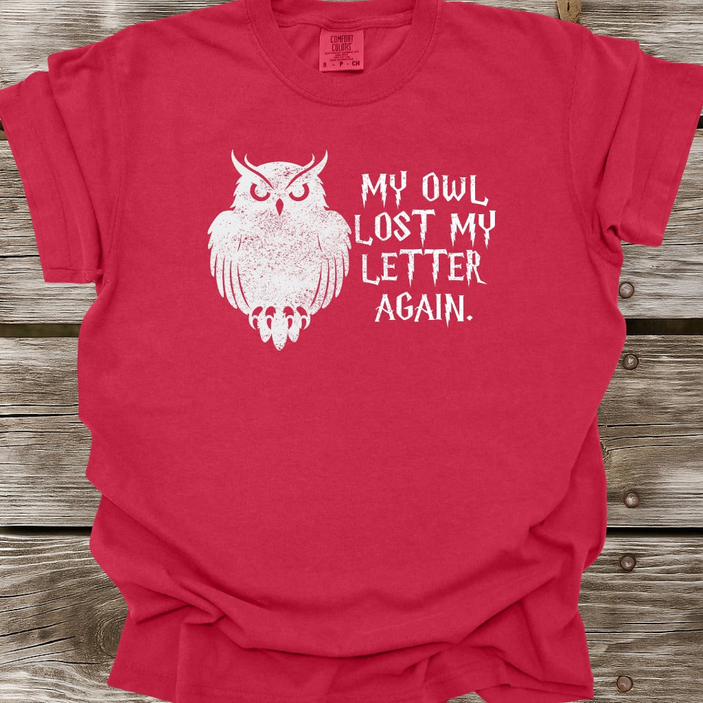 My Owl Lost My Letter Again T-Shirt