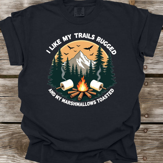 I Like My Trails Rugged T-Shirt